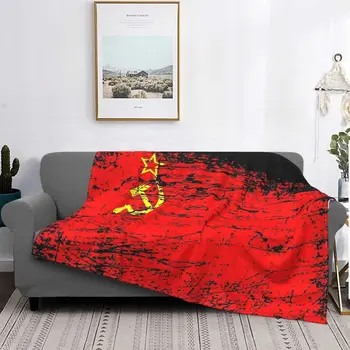 Szovjetunió SZOVJETUNIÓ Oroszország Zászló Flanel Takaró Textil Dekoráció Kommunista, Szocialista, Puha Vékony Takarót az Otthoni Kanapé Ágytakaró