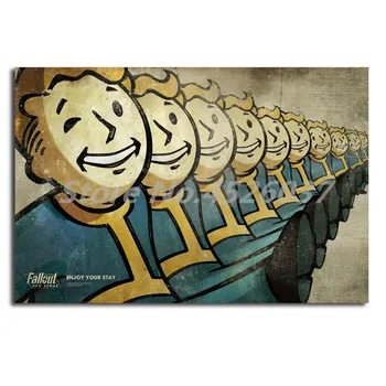 Fallout 4 HD Háttérképek Wall Art a Vásznon Poszter Nyomtatás Vászon Festmény Dekorációs Kép Az Office Nappali lakberendezés