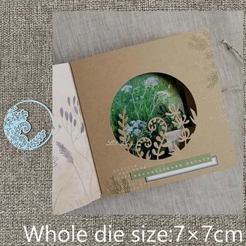 XLDesign Kézműves Fém sablon penész Vágás Meghal vízi kör dekoráció scrapbook meghalni darabok Album Papír Kártya Kézműves Dombornyomás