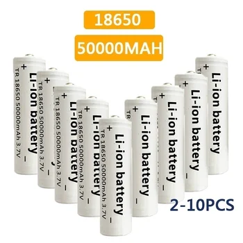 18650 Akku 3,7 V 50000 MAh Batera Recargable De Li-Ion Para Linterna LED Caliente Nueva De Alta Calidad az Elektronikus Kütyü