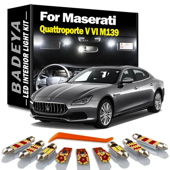 BADEYA Canbus Autó LED Lámpa Készlet Maserati Quattroporte V VI M139 2004-2018 2019 2020 Kupola Olvasás Csomagtartó Ajtó Lámpa