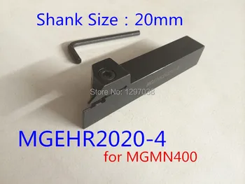 MGEHR 2020-4 Külső görgős Hornyoló berendezés Fordult szerszámtartó Szár Átmérő 20*20mm Hossza 125mm CNC eszterga szerszám MGMN400 Beszúr