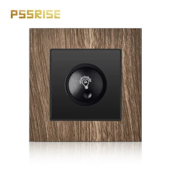 PSSRISE Fény Dimmer Kapcsoló Ventilátor-Fordulatszám Beállítása Kapcsolja EU Fény Beállító Kapcsoló Luxus Fa, Gabona Panel Forgatás Gomb 16A