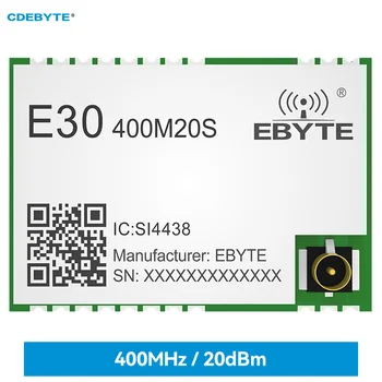 [Mostaniakat]Ebyte SI4463 SI4438 E30-400M20S(4463)/(4438) 433MHz 470MHz SPI 2,5 km-20dBm 100 mw Vezeték nélküli RF Modul Vevő Sok DIY