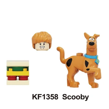 2021 Új Sorozat építőkövei Scoobys Szabadság-Szobor Sandman Keselyű Tégla Adatok Gyerekeknek Játékok KF1358 KF2118A