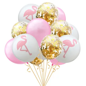 Menyasszony Zuhany Globos Flamingo Konfetti Csillogó Léggömb Csapat Menyasszony Dekoráció Lánybúcsúra, Esküvői Dekoráció, Léggömbök