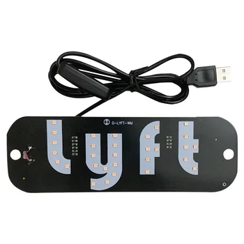 12V USB Autós LED Taxi LYFT Vezetés Kijelző Felső Jel Szélvédő Lámpa, a Taxi Fény Rendszám Fény, Autó Tartozékok