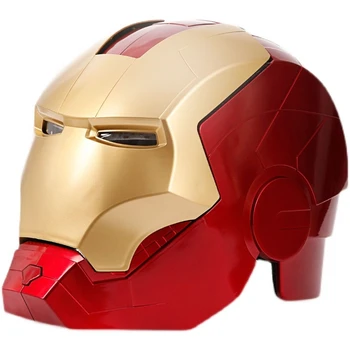 Disney 1:1 Világítás Led Ironman Film Maszk Bosszúállók Vasember Tony Stark Sisak Cosplay Pvc Akciófigura Játék Születésnapi Ajándék Játék