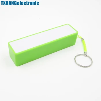 USB-Power Bank Töltő Csomag Doboz Akkumulátor Esetében 1x18650 DIY Hordozható Zöld diy elektronika