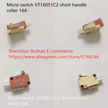 Eredeti új 100% - a mikro kapcsoló VT16051C2 rövid nyél, roller 16A