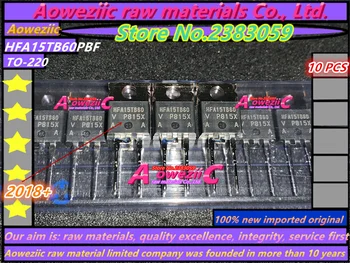 Aoweziic 2018+ 100% új importált eredeti HFA15TB60PBF HFA15TB60, HOGY-220v high power cső 15A 600V