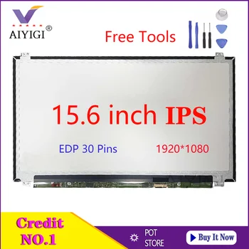 15.6 Hüvelykes IPS Laptop LED LCD Képernyő A DELL Inspiron 15-3541 3542 3543 15 5000 7567 7557 7559 Mátrix Kijelző EDP FHD 1920*1080