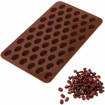 5db Magas Minőségű Szilikon Mini Kávé, Csokoládé Öntőforma Kézzel készített Torta Dekoráció, Torta Dekoráció Kiegészítők