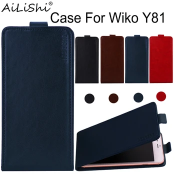 AiLiShi Esetében Wiko Y81 Luxus Flip Top Minőségű PU bőrtok Y81 Wiko Exkluzív 100% - Os Telefon védőburkolat Bőr+Követés