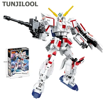 Anime Gundam Ábra Összegyűlt Játékokat, Dekoráció Ajándék Assemblings Oktatási Robot Blokkok Robot Gundam Cselekvési Modell Figureals