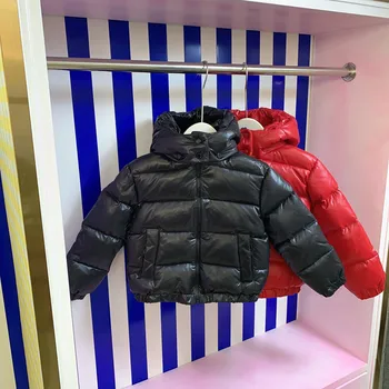 2021 Téli Gyermek Felsőruházat Sűrűsödik Meleg Fiú kabát Kabát Lány Kapucnis Snowsuit Tini Zubbonyok Márkás Gyerek Ruha