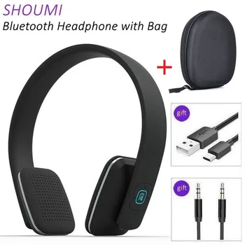 8600 Bluetooth Fejhallgató Sport Bukósisak Headset Bass Sztereó Fülhallgató Mikrofon Hordozó Táska iPhone Xiaomi Mobil Sport, Zene