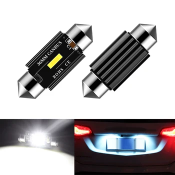 2x Kupola Girland 36mm Hiba ingyenes CSP Chips rendszám Rendszámtábla Lámpa BMW E46 E90 E92 E39 E53 E60 E71 Mini Cooper