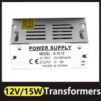 Tápegység Forrás Adapter AC-110V, 220V DC 12V 15W Világítás Transzformátor Szalag Tápegység Kapcsolási LED Driver Adapter