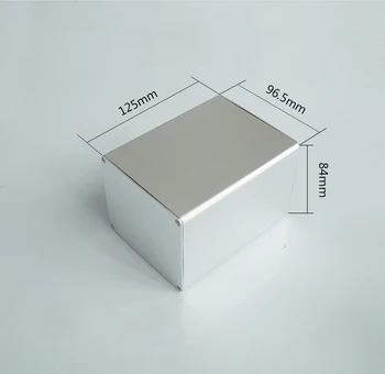 Alumínium Burkolat a Doboz NYÁK-Eszköz Doboz DIY Elektronikus Projekt Esetében 96.5 mm*84mm*125mm 8221